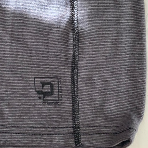 PolarMax (2) BASELAYER MID-WT DBL LAYER BASELAYER HENLEY - Arctic Grey/blk - Picture 9 of 12